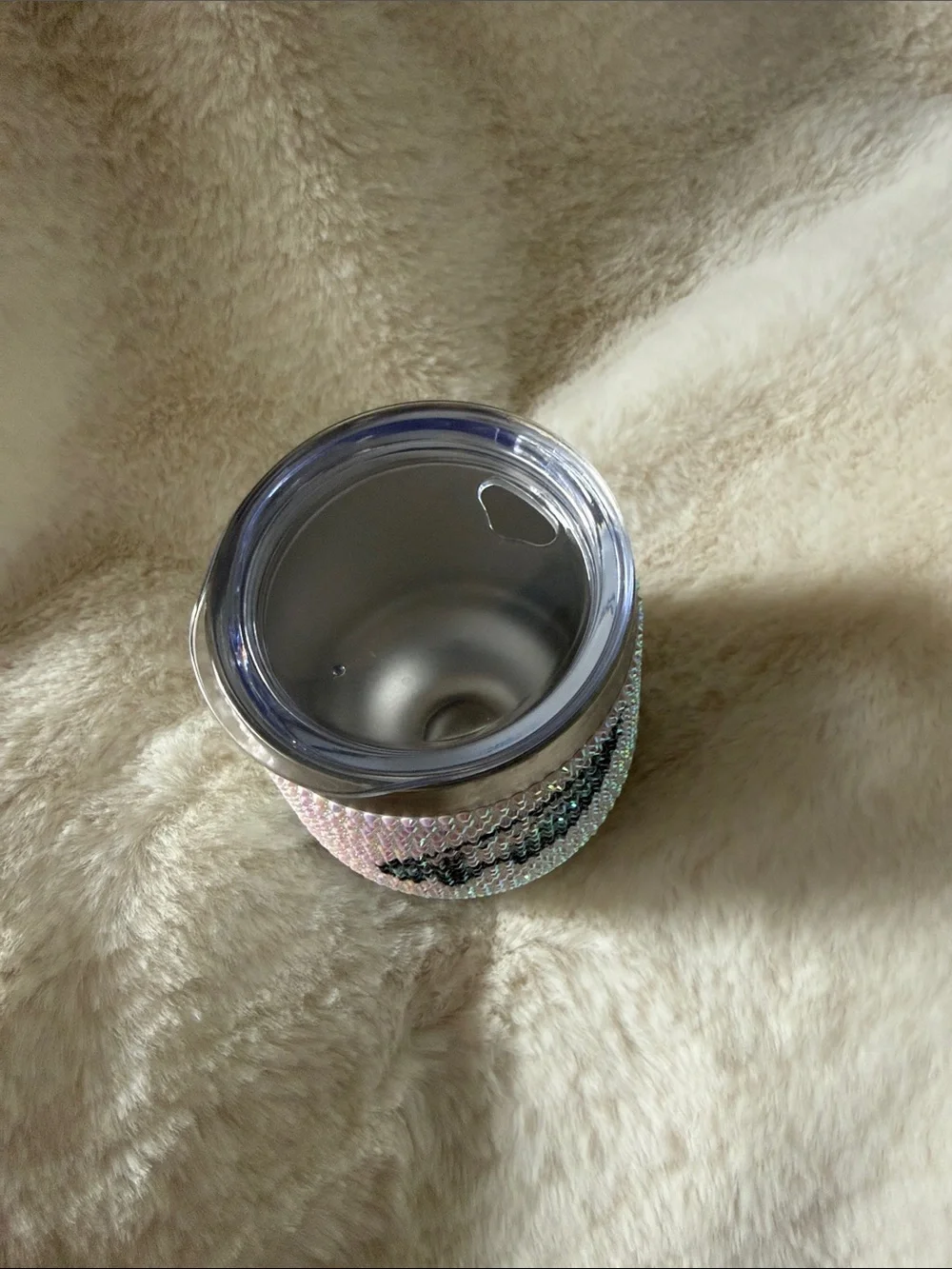 bedazzled eagles football wine tumbler